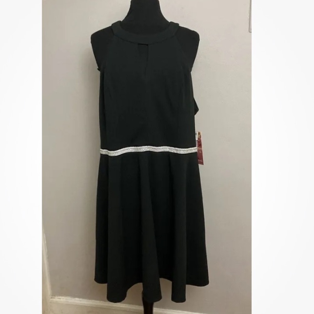 5-10 Emerald Sundae Black dress Halter Rhinestones 3x Occasion Fancy Prom NWT